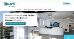 Desktop Screenshot of hackgmbh.de