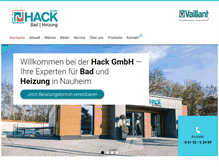 Tablet Screenshot of hackgmbh.de